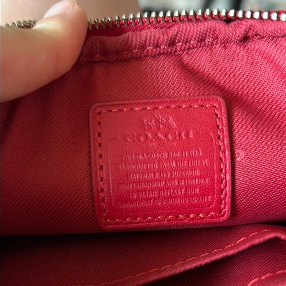 Coach Vibrant Red Crossbody Bag - Picture 7 of 10